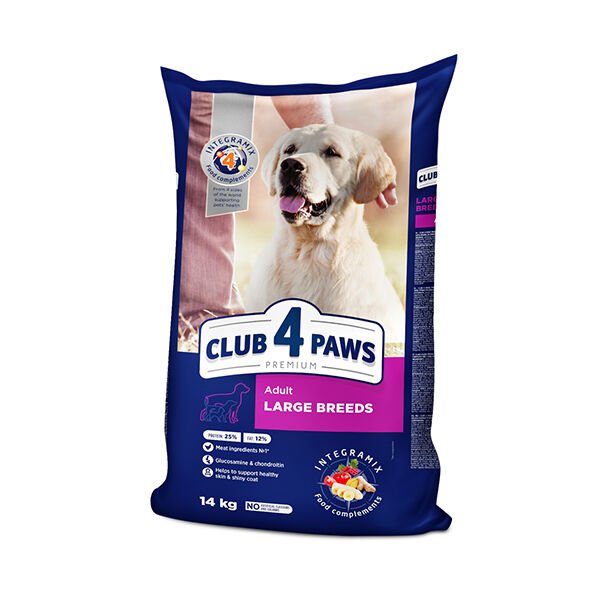 Club4Paws Premium Large Breed Tavuklu Büyük Irk Yetişkin Köpek Maması 14 Kg