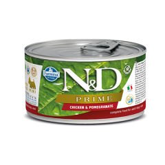 N&D Prime Tavuk ve Narlı Yavru Köpek Konservesi 140 Gr