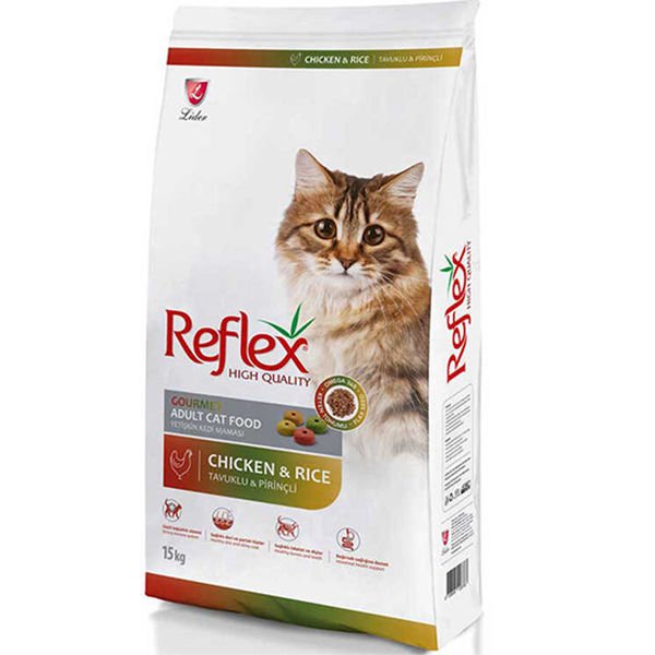 Reflex Adult Renkli Taneli Tavuklu Yetişkin Kedi Maması 15 Kg