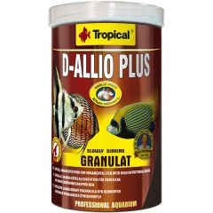 Tropical D-Allio Plus Granulat Discus Balıkları için Sarımsaklı Granül Balık Yemi 1000 Ml 600 Gr