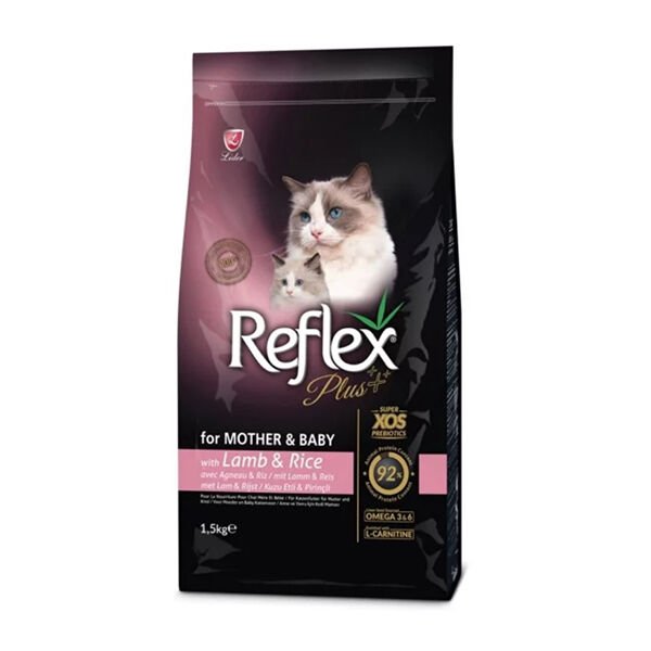 Reflex Plus MotherBaby Kuzu ve Pirinçli Yavru Kedi Maması 1.5 Kg