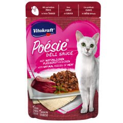 Vitakraft Poesie Soslu Kalpli Yetişkin Konserve Kedi Maması 85 Gr