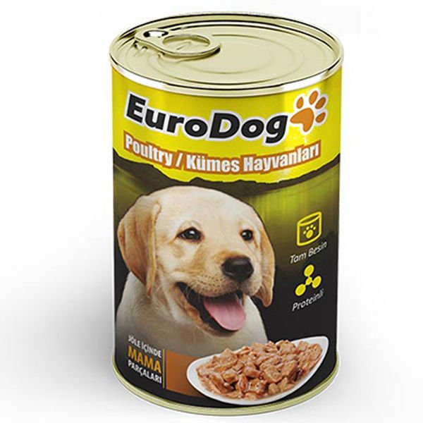 Euro Dog Tavuklu Yavru Köpek Konservesi 415 Gr