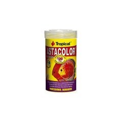 Tropical Astacolor Flakes Kırmızı Discus Balıkları için Astaksantinli Pul Yem 100 Ml