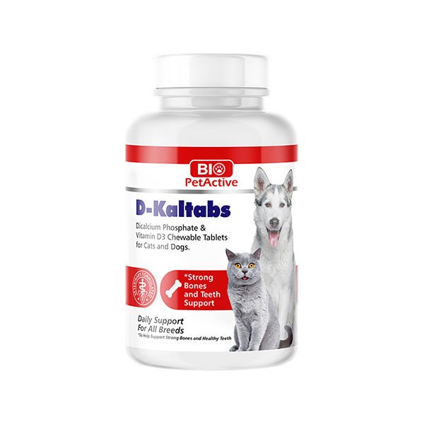 Bio Pet Active Kedi ve Köpekler için Kalsiyum Tablet 126 Gr