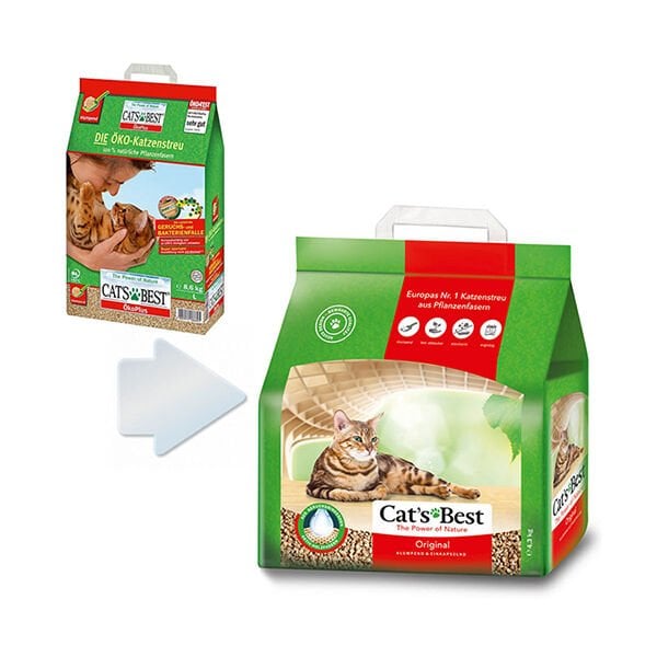 Jrs Cats Best Original Bitkisel Kuş Kemirgen ve Kedi Kumu 10 Lt 4.30 Kg