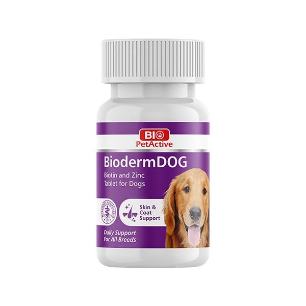 Bio Pet Active Bioderm Tüy Dökülme Önleyici Biotin ve Çinko Köpek Tableti 37.5 Gr