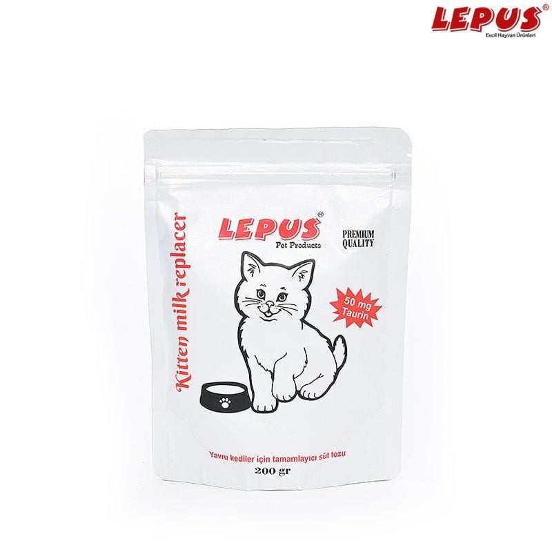 Lepus Kitten Milk Replacer Yavru Kediler için Süt Tozu 200 Mg