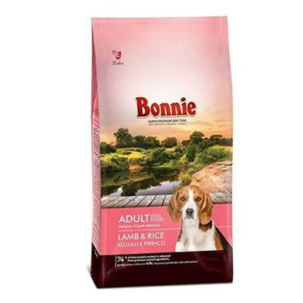 Bonnie Adult Kuzulu ve Pirinçli Yetişkin Köpek Maması 15 Kg