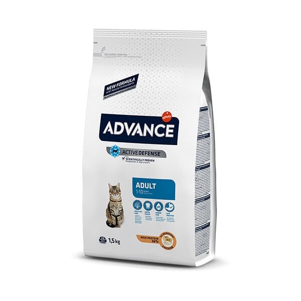 Advance Yüksek Proteinli Tavuklu Yetişkin Kedi Maması 1.5 Kg