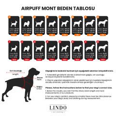 Lindo Dogs Air Puff Powder Köpek Montu Gül Beden 2