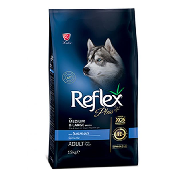 Reflex Plus Somonlu Yetişkin Köpek Maması 15 Kg