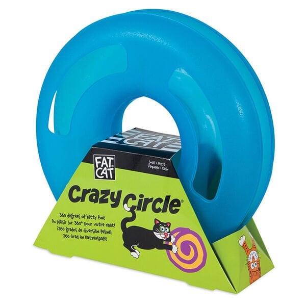 Fat Cat Crazy Circle Toplu Kedi Oyuncağı Mavi
