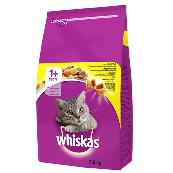 Whiskas Tavuklu ve Sebzeli Yetişkin Kedi Maması 3.8 Kg
