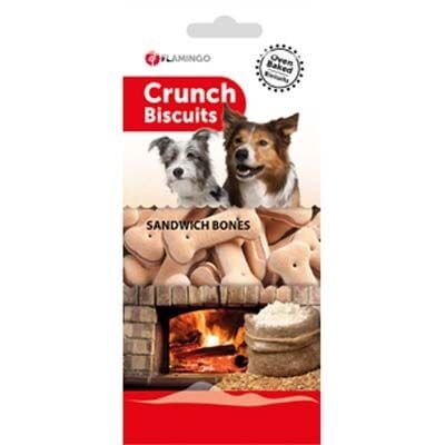 Flamingo Crunch Sandviç Köpek Ödül Bisküvisi 500 Gr