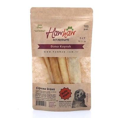 Hawhaw Dana Kuyruk Organik Köpek Çiğneme Ödül Maması 100 Gr