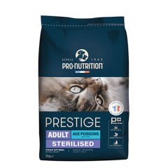 Pro Nutrition Prestige Adult Sterilised Somonlu ve Morina Balıklı Kısırlaştırılmış Yetişkin Kedi Maması 2 Kg