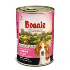 Bonnie Kuzulu Sos İçinde Yetişkin Köpek Konservesi 400 Gr