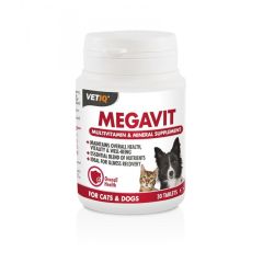 MC VetIQ Megavit Kedi ve Köpek Multivitamin Tablet 30 Adet