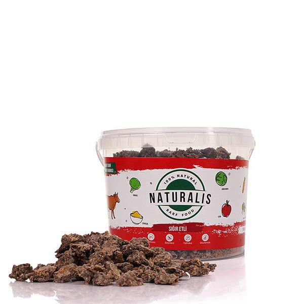 Naturalis Smart Barf 100% Natural Sığır Etli Yetişkin Köpek Maması 500 Gr