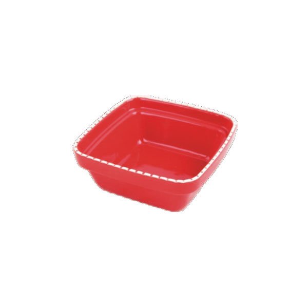 Pawise Dog Square Köpek Ceramic Bowl Kırmızı 550 Ml