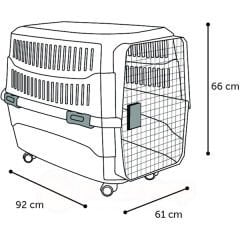 Flamingo Cargo Köpek Taşıma Çantası Siyah X-Large 61x92x66 cm