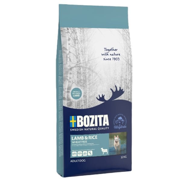 Bozita Buğdaysız Kuzu Etli Yetişkin Köpek Maması 12 Kg