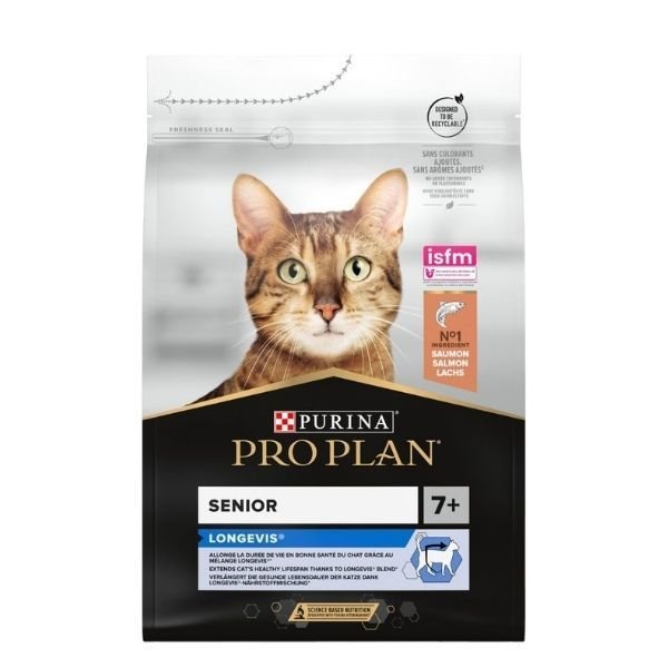 Pro Plan Senior 7+ Somonlu Yaşlı Kedi Maması 3 Kg