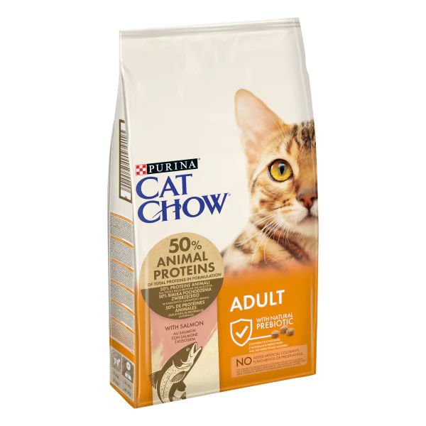 Purina Cat Chow Somonlu ve Ton Balıklı Yetişkin Kedi Maması 15 Kg