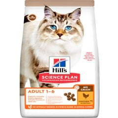 Hills Tahılsız Tavuklu Yetişkin Kedi Maması 1.5 Kg