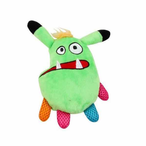 Pawise Little Monster Mint Köpek Peluş Oyuncağı Renkli