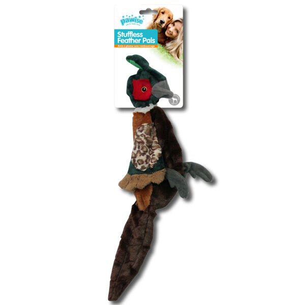 Pawise Stuffless Pheasant Peluş Köpek Oyuncağı 35 Cm