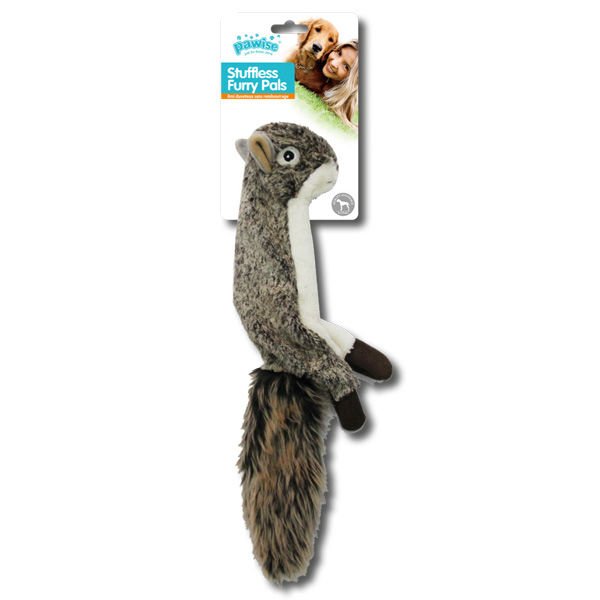 Pawise Stuffless Squirrel Peluş Köpek Oyuncağı 35 Cm
