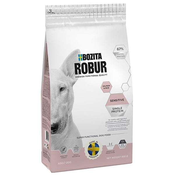 Bozita Robur Sensitive Somonlu Yetişkin Köpek Maması 3 Kg