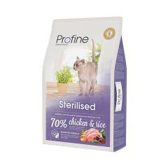 Profine Düşük Tahıllı Sterilised Tavuklu Kısır Kedi Maması 10 Kg