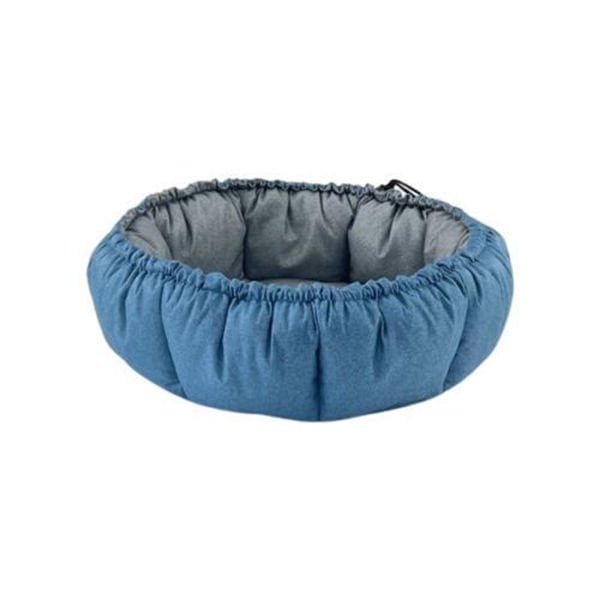 Pet Comfort Sunflower Çift Taraflı Peluş Kedi ve Köpek Yatağı Gri/Mavi 85 Cm