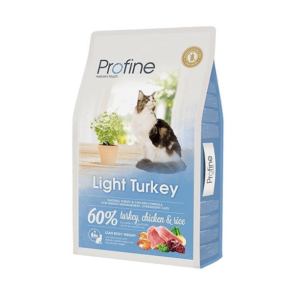 Profine Düşük Tahıllı Light Hindili Diyet Kedi Maması 10 Kg