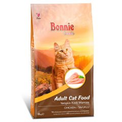 Bonnie Basic Tavuklu Yetişkin Kedi Maması 10 Kg