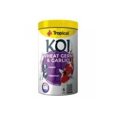 Tropical Koi Wheat Germ & Garlic S Koi ve Japon Balıkları için Pellet Balık Yemi 1000 Ml 320 Gr