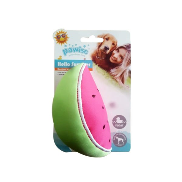 Pawise Summer Toy Suda Batmayan Karpuz Köpek Oyuncağı Pembe/Yeşil