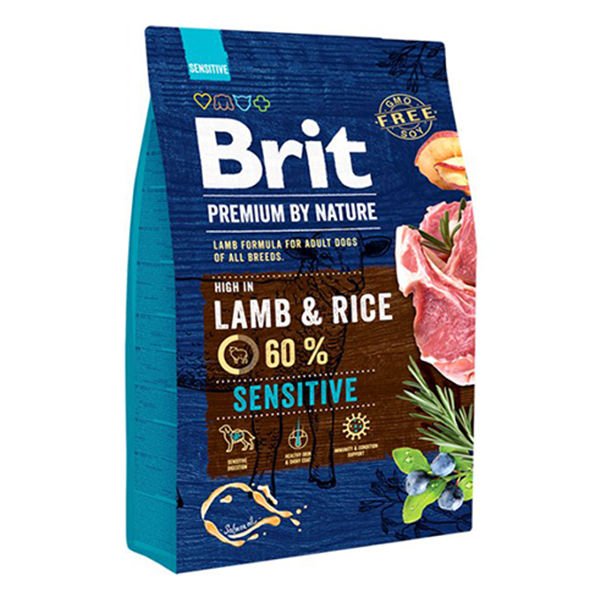 Brit Premium By Nature Sensitive Kuzu Etli Yetişkin Köpek Maması 3 Kg