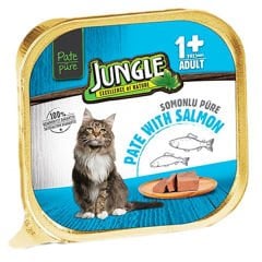 Jungle Balıklı Pate Yetişkin Konserve Kedi Maması 100 Gr