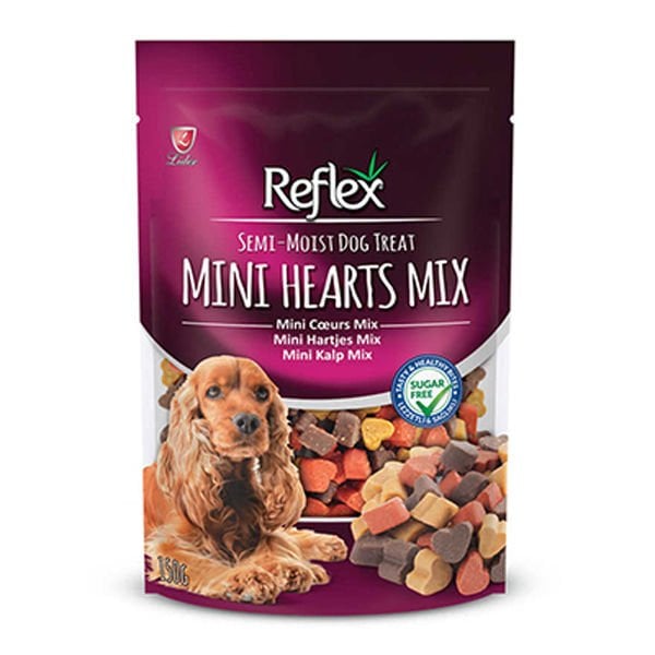 Reflex Semi Moist Mini Kalp Mix Köpek Ödül Maması 150 Gr