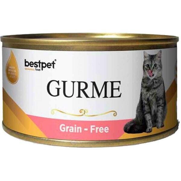 Best Pet Gurme Jöleli Somonlu Kısırlaştırılmış Konserve Kedi Maması 100 Gr