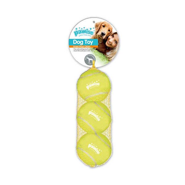 Pawise Sesli Tenis Topu Köpek Oyuncağı 19.5 Cm 3 Adet