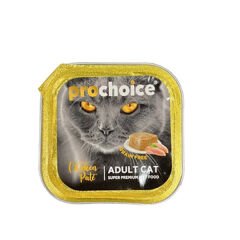 Prochoice Adult Pate Tavuklu Alu Tray Yetişkin Konserve Kedi Maması 100 Gr