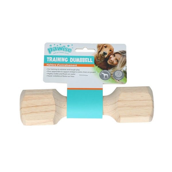 Pawise Ahşap Köpek Eğitim Dambılı Medium 20 Cm