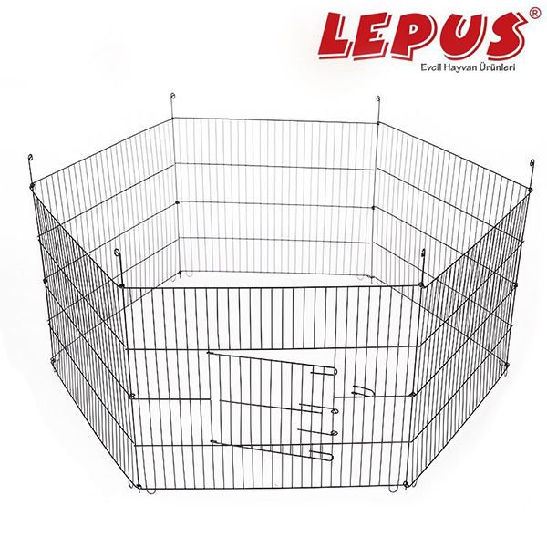 Lepus Metal Çit Köpek Oyun Alanı 57x62 Cm