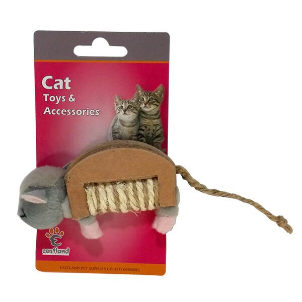 Eastland Peluş Kedi Oyuncağı Fare 10x6 Cm