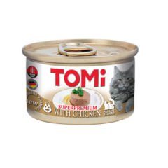 Tomi Kıyılmış Tavuklu Tahılsız Yetişkin Konserve Kedi Maması 85 Gr